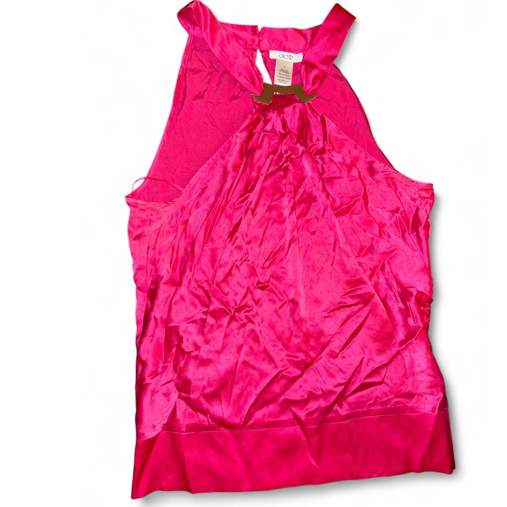Cache Pink Silk Halter
